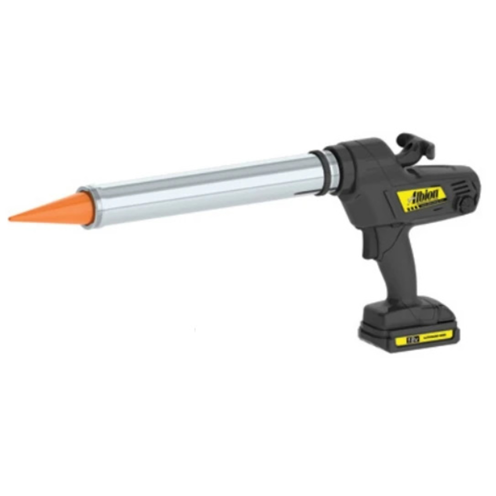 Albion DL-45-T17E 20oz Cordless Bulk Gun w/ Orange Cone Nozzles 18 Volt